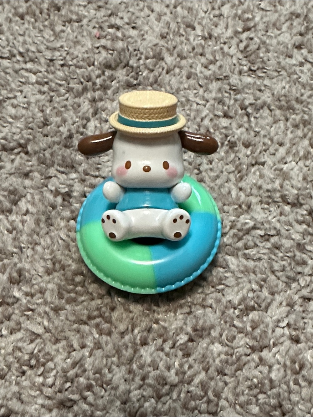 Pochacco Mini Swim Ring Figurine